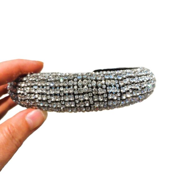 White Rhinestone Headband. New - Picture 6 of 6